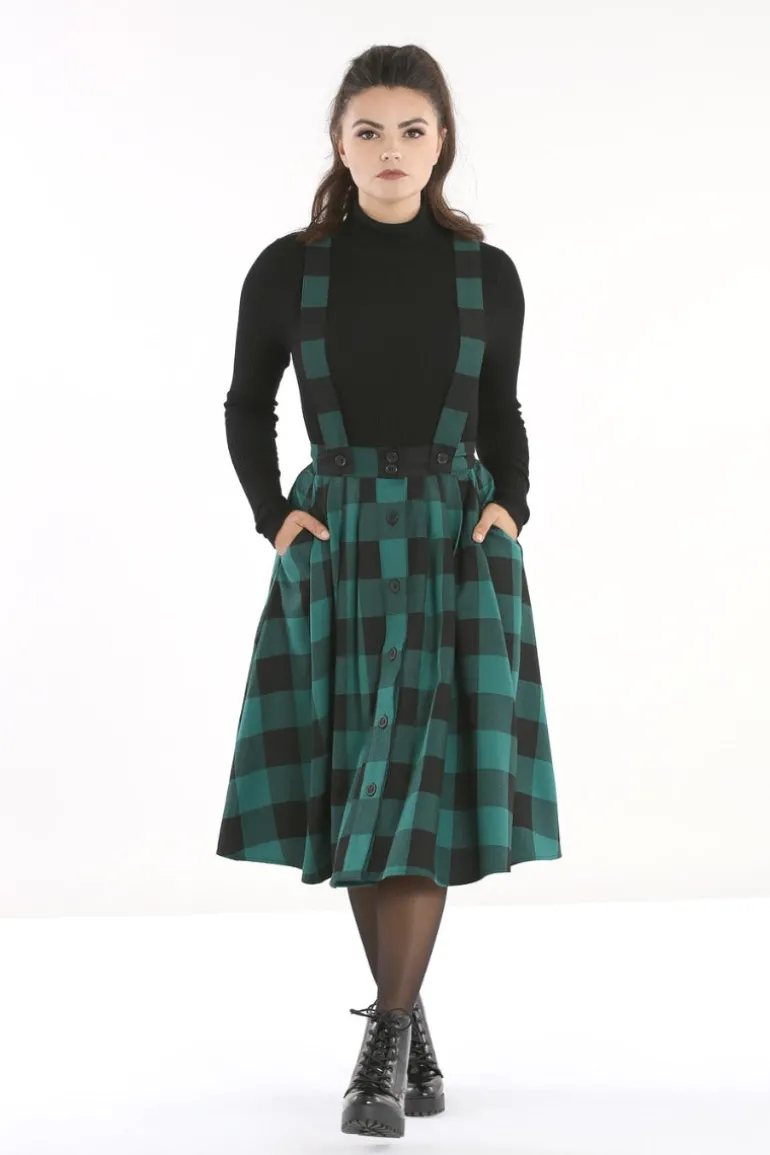 Teen Spirit Pinafore Skirt>Hell Bunny Shop