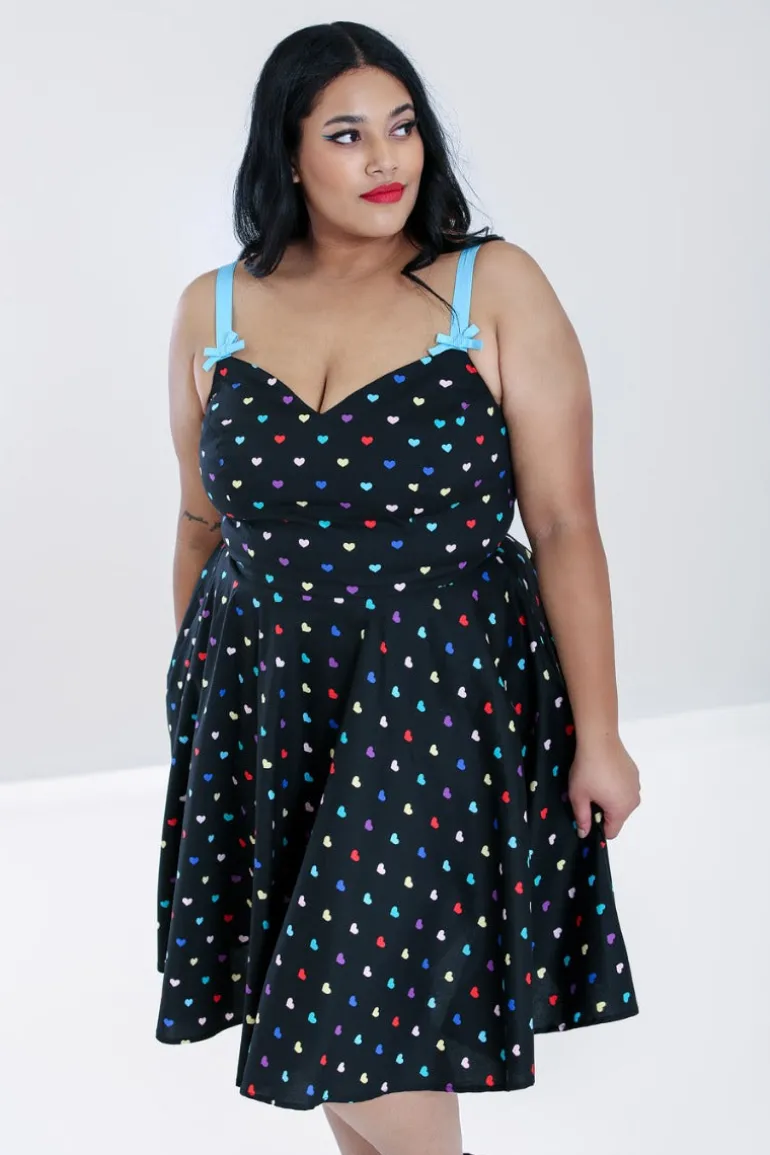 True Love Mid Dress>Hell Bunny Hot