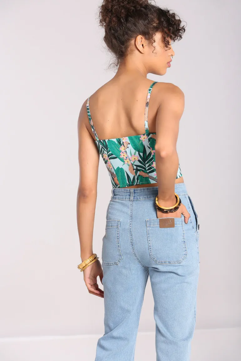 Ululani Crop Top>Hell Bunny Sale