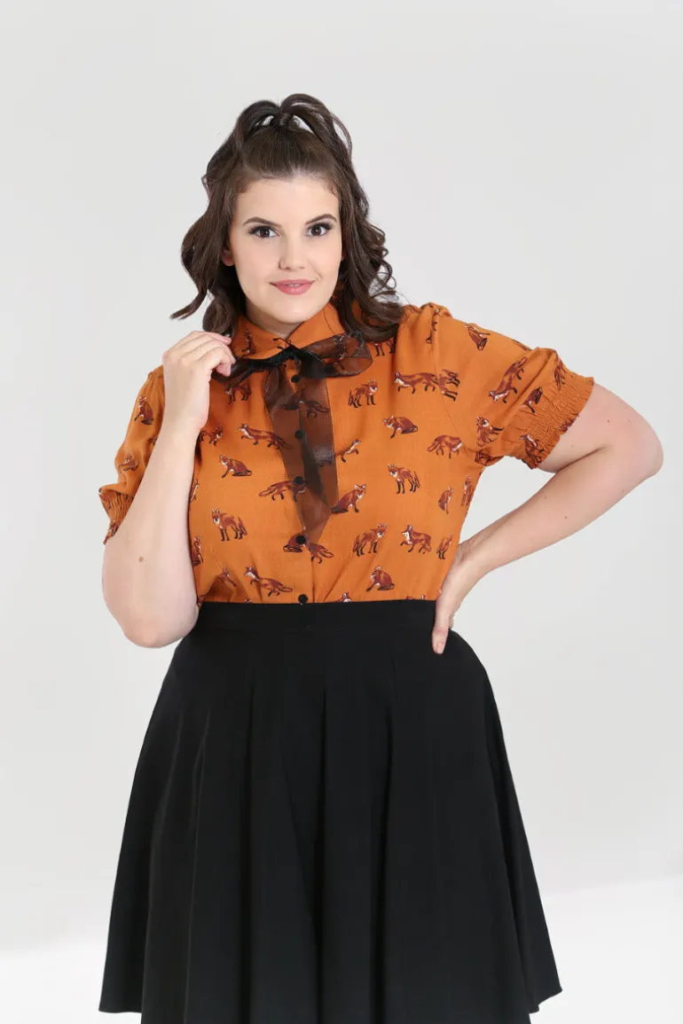 Vixey Blouse>Hell Bunny Store