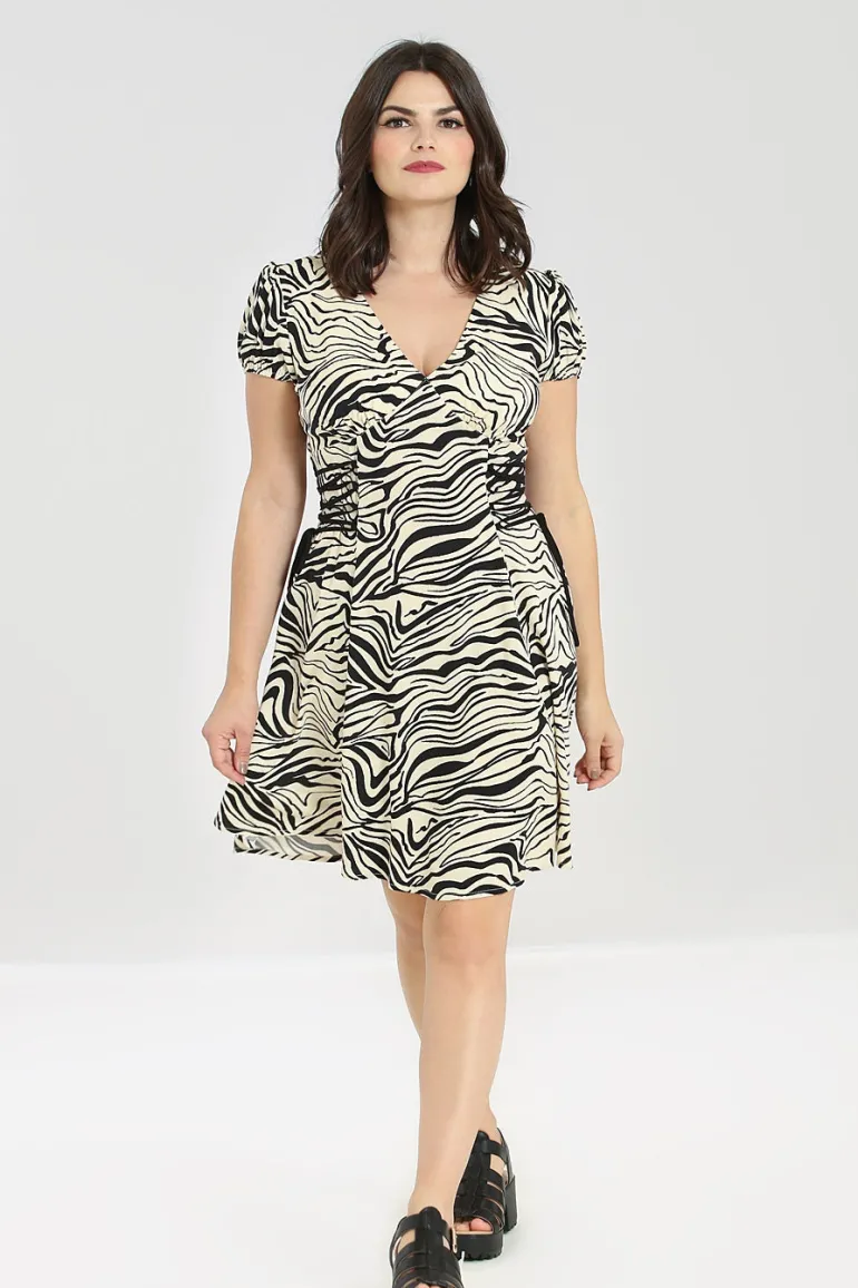 Zebra Mini Dress>Hell Bunny Discount
