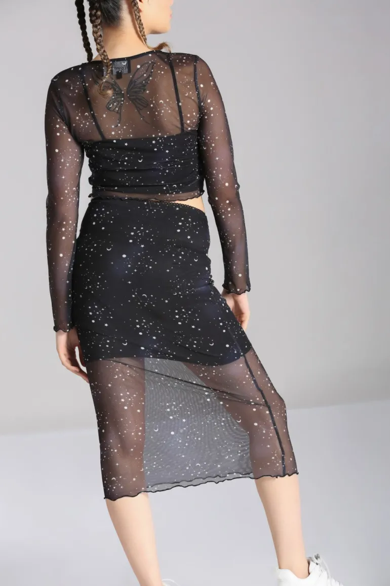 zodiac_mesh_skirt_2.webp Zodiac Mesh Skirt>Hell Bunny Cheap