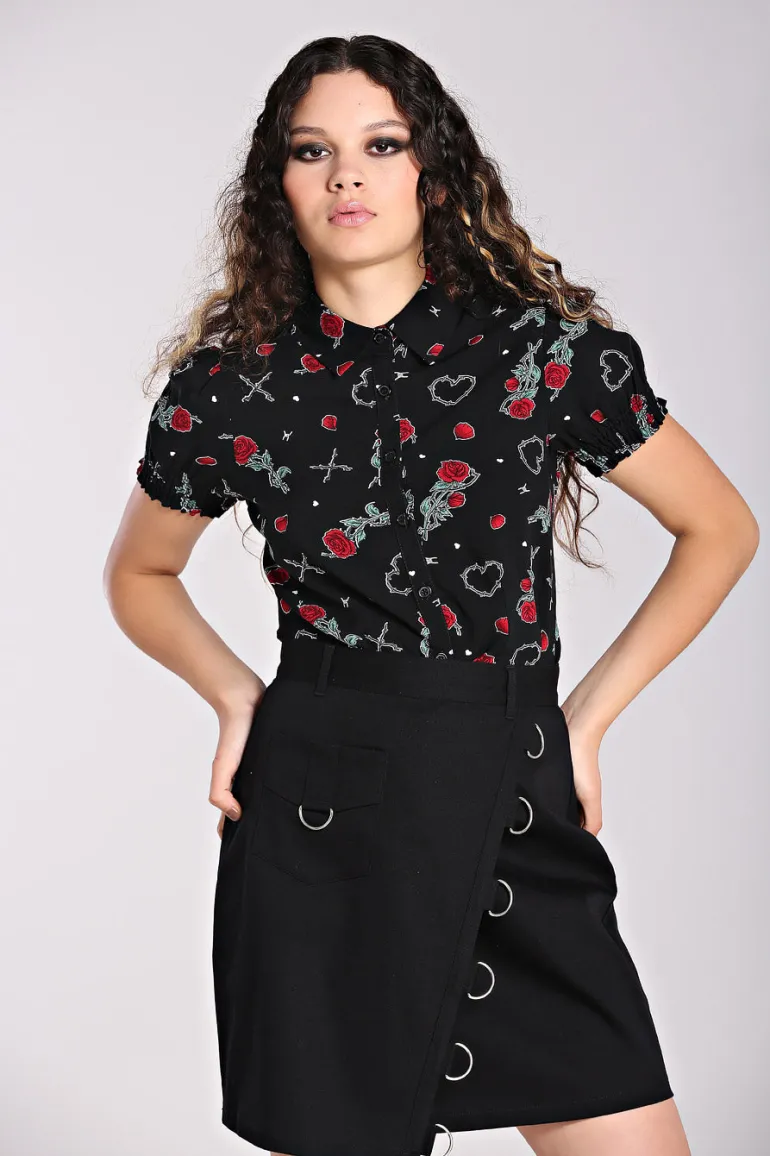 Zoey Blouse>Hell Bunny Clearance