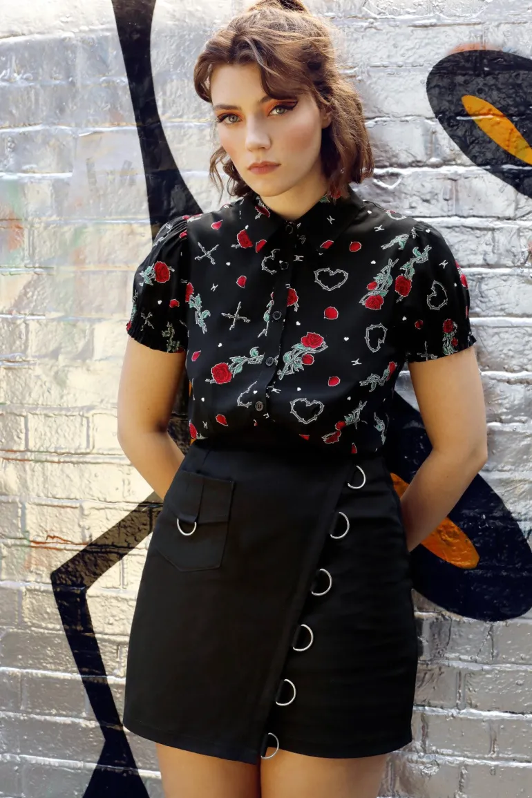 Zoey Blouse>Hell Bunny Clearance