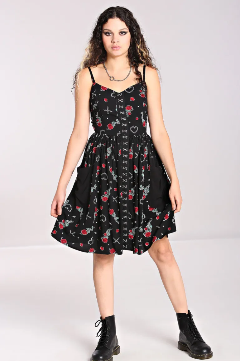 Zoey Knee Dress>Hell Bunny Clearance